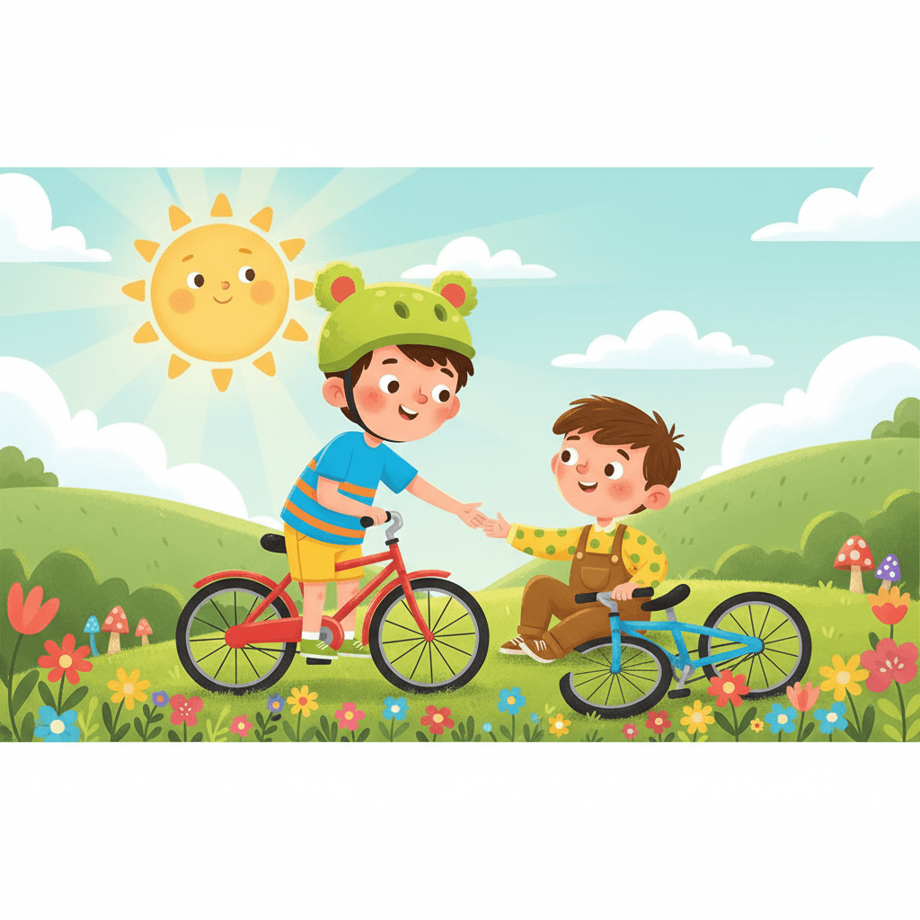 Bekzodning Quvnoq Velosiped Poygasi