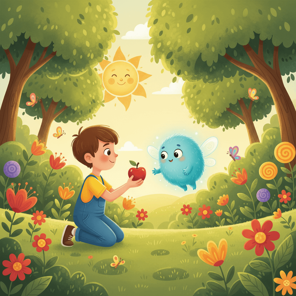 Sehrli Bog'dagi Mitti Mehmon