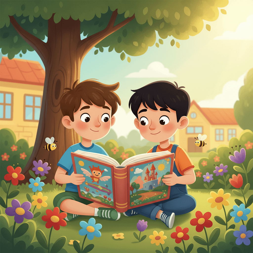 Anvar va Sehrli Kitoblar Olamida