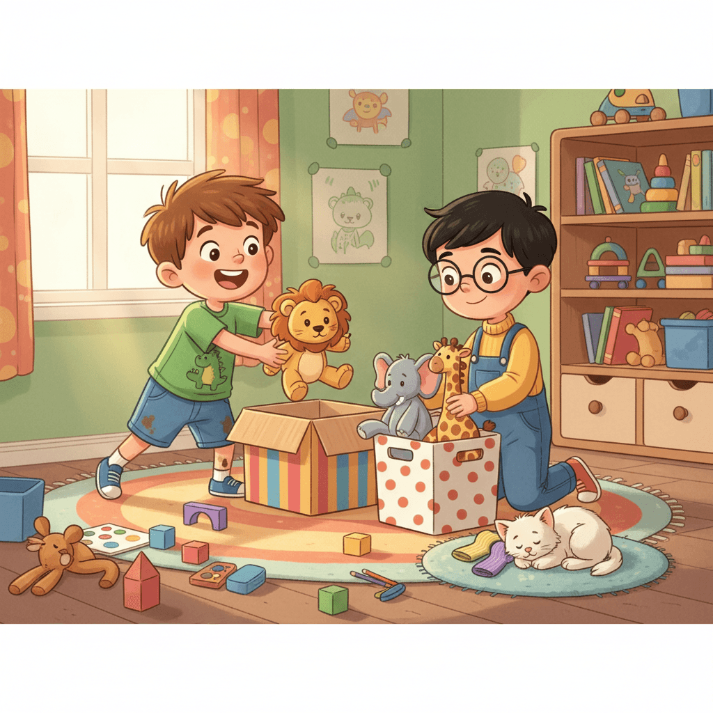 Tartibli Xona va Yashil Dinozavr